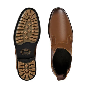 Anatomic Gel Garibaldi | Nubuck Leather Chelsea Boots in Cognac