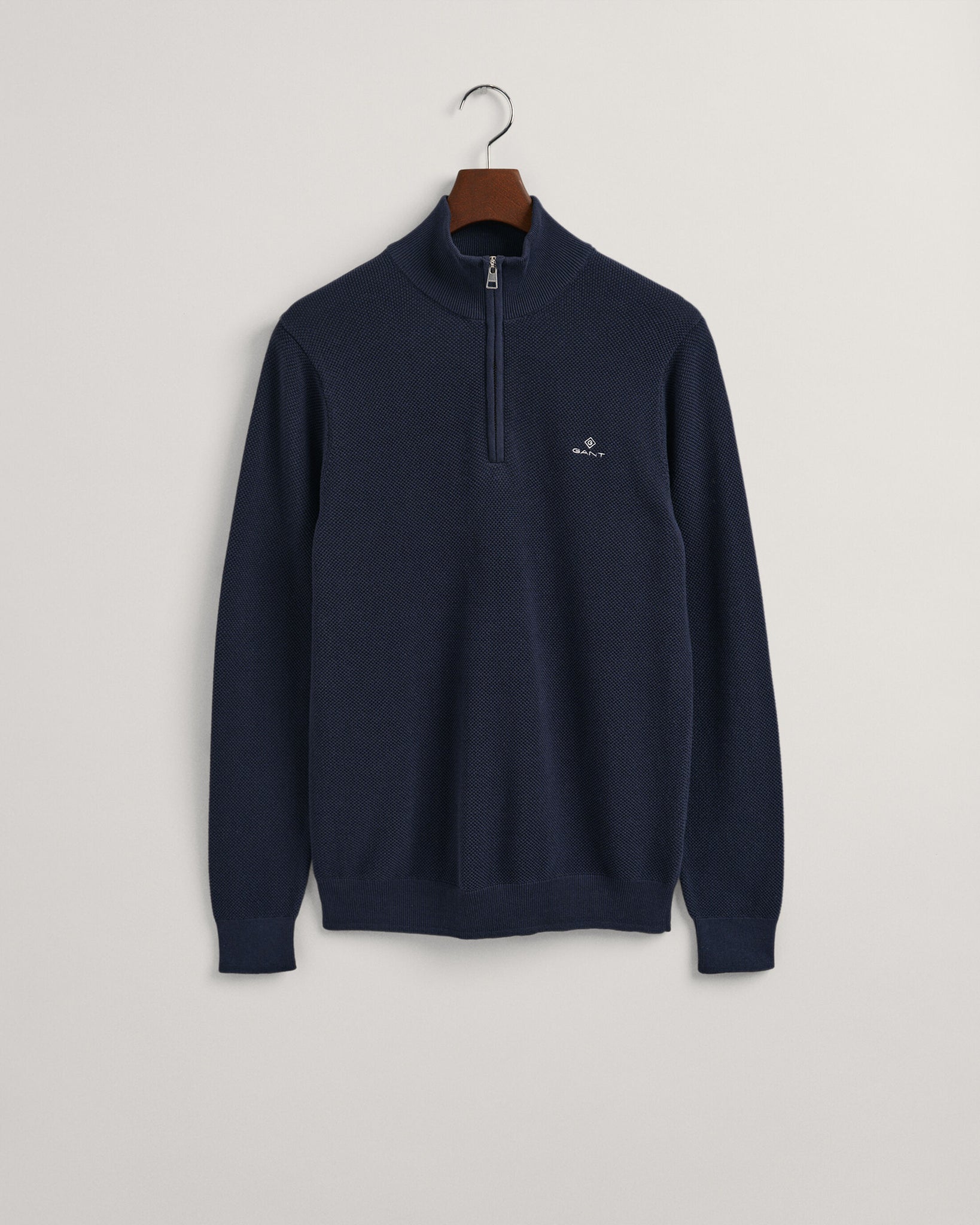 Gant zip store neck jumper