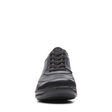 Load image into Gallery viewer, Clarks Appley Tie | Black Leather Lace Up Shoes