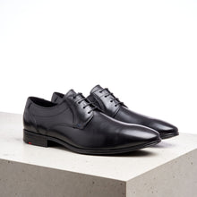 Load image into Gallery viewer, Lloyd Osmond | Leather Dress Shoe with Punched Tongue Detail in Black