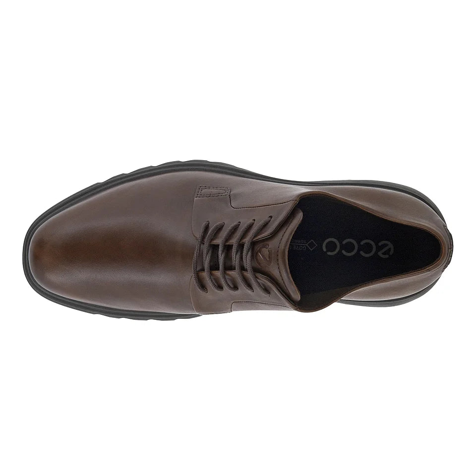 Ecco 524704 01705 Waterproof Hybrid Smart Casual Shoe in Walnut