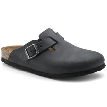 Load image into Gallery viewer, Birkenstock Boston 59463 | Closed Toe Leather Sandals in Black