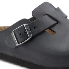 Load image into Gallery viewer, Birkenstock Boston 59463 | Closed Toe Leather Sandals in Black
