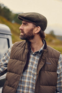 Barbour MGI0147 SN51 | Footwell Cord Collar Gilet in Sandstone
