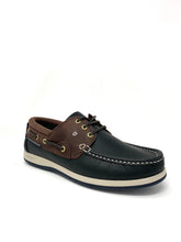 Load image into Gallery viewer, Commodore XLT Deck Shoe - Navy/Brown
