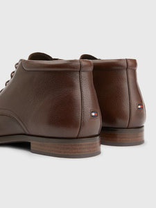 Tommy Hilfiger FM0FM04181 GT6 | Lace Up Leather Boots in Brown