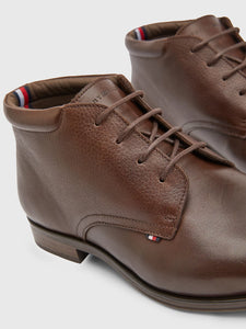 Tommy Hilfiger FM0FM04181 GT6 | Lace Up Leather Boots in Brown