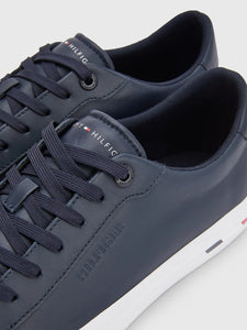 Tommy Hilfiger FM0FM04314 DW5 | Leather Trainers in Navy with White Sole
