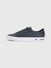 Load image into Gallery viewer, Tommy Hilfiger FM0FM04314 DW5 | Leather Trainers in Navy with White Sole