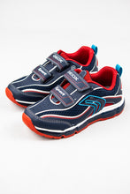 Load image into Gallery viewer, Geox Boys Velcro Shoes J0244C Navy and Red for sale online Ireland
