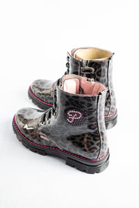 489751 Pablosky Animal Print Lace and Zip Boots for sale online ireland