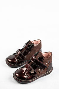 Ricosta 2624900 | Leather Velcro Girls Boots