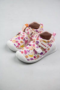 Biomecanics Girls Double Velcro Shoe in White Print 212210 for sale online Ireland 