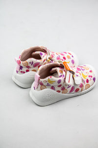 Biomecanics Girls Double Velcro Shoe in White Print 212210 for sale online Ireland 