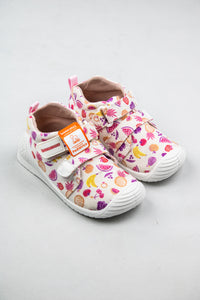 Biomecanics Girls Double Velcro Shoe in White Print 212210 for sale online Ireland 