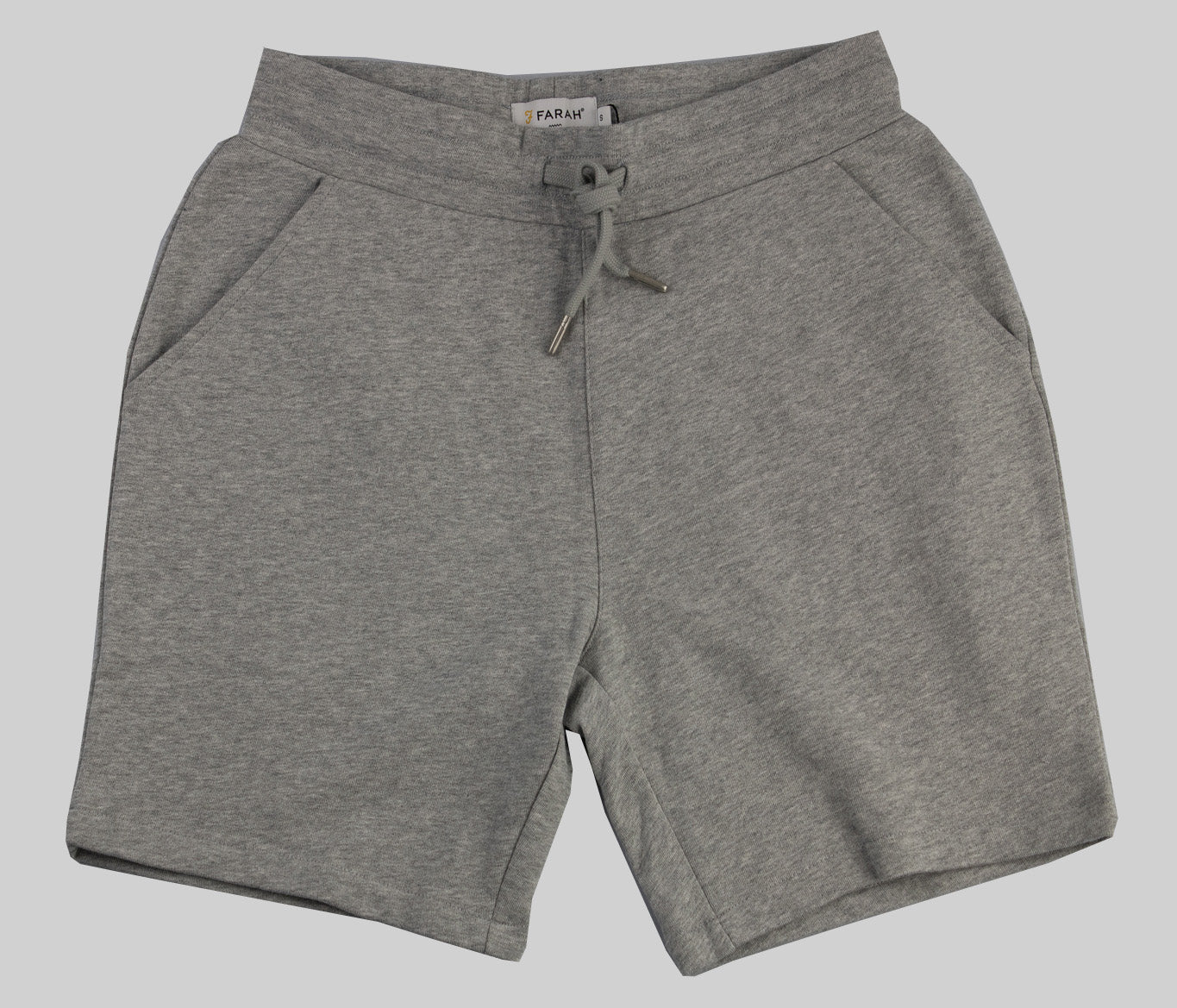 Farah F4HSB077 042 | Grey Terry Cotton Sweat Shorts