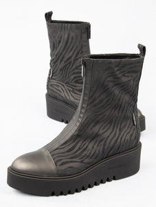 Marco Moreo Chunky Wedge Boots in Black A501NERO for sale online Ireland 