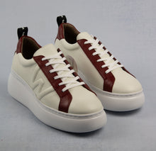 Load image into Gallery viewer, Wonders Platform Trainers in Off White &amp; Ruby A2604 for sale online Ireland 