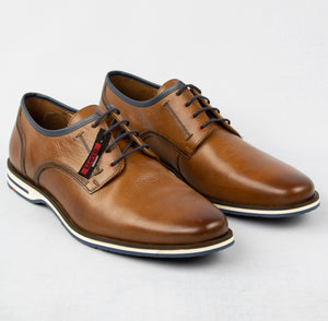 Lloyd Detroit Leather Shoe in Cognac for sale online Ireland 