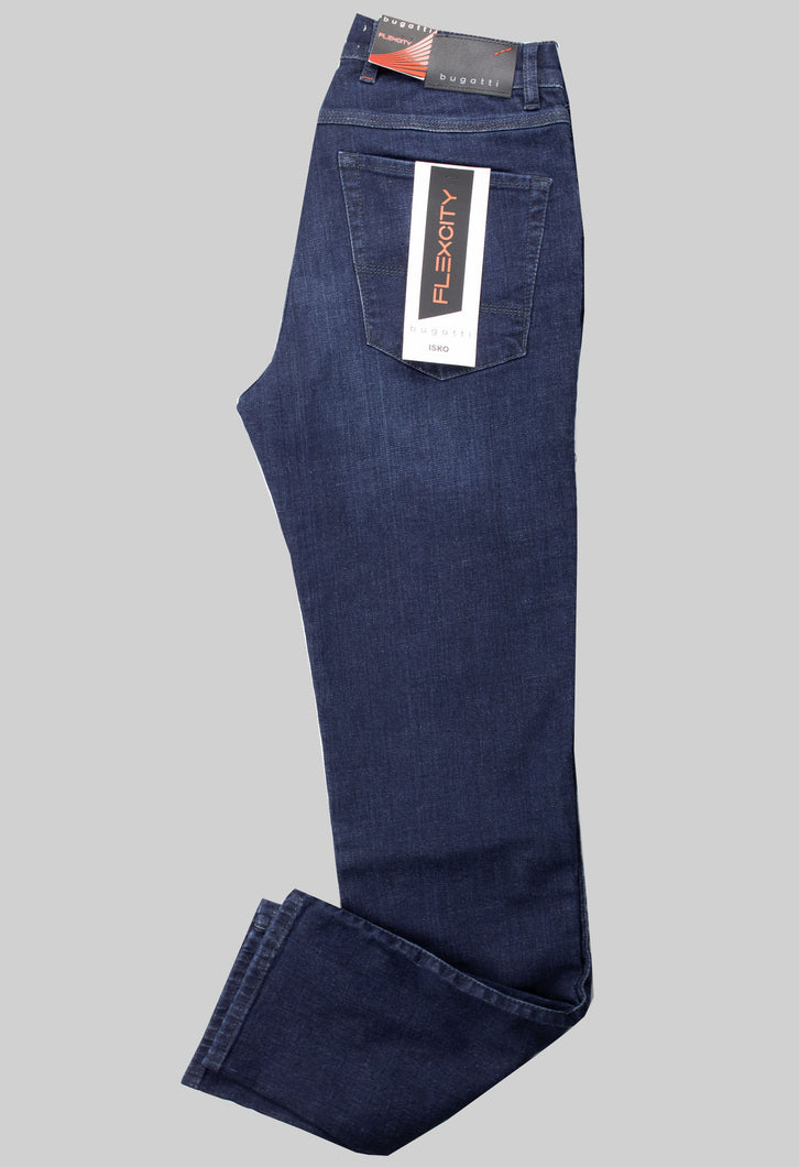 Bugatti Indigo Blue Flexcity Slim Fit Jeans 3038D 86676 391