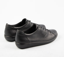 Load image into Gallery viewer, Ecco Lace Up Leather Shoes in Black 206503