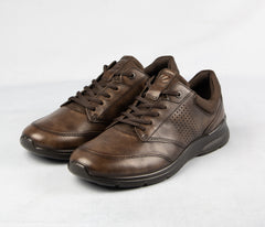 Ecco 511734 Irving Leather Shoes in Brown Coffee Donnellans