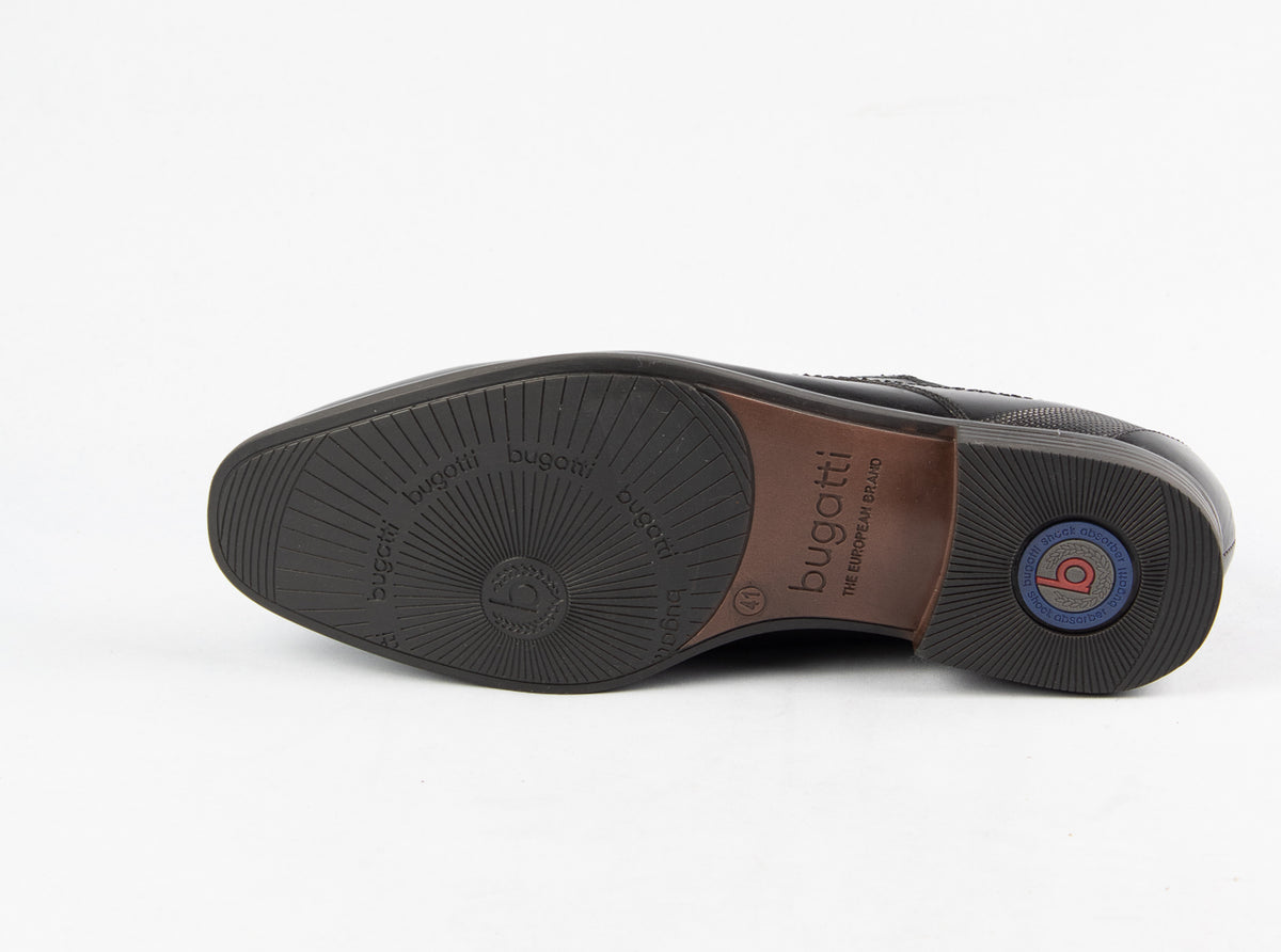 Bugatti Black Comfort Wide Formal Shoe 311-19608-1000