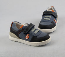 Load image into Gallery viewer, Biomecanics Boys Velcro Shoe in Navy Blue 222225