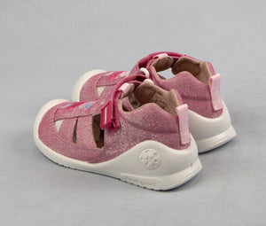 Biomecanics Girls Closed Toe Sandals in Pink 222173-B