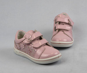 2600502 Ricosta Niddy | Pink Girls Shoes with Heart Detailing