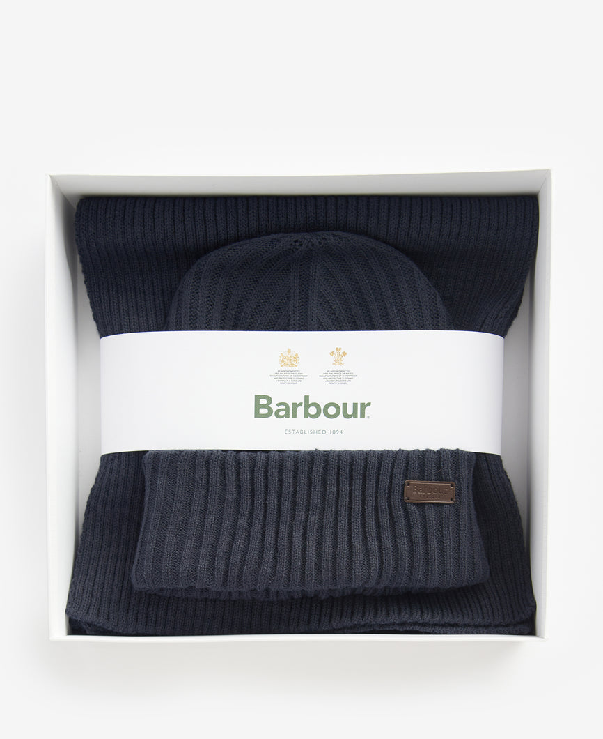 Barbour MGS0019 | Crimdon Beanie & Scarf Giftset