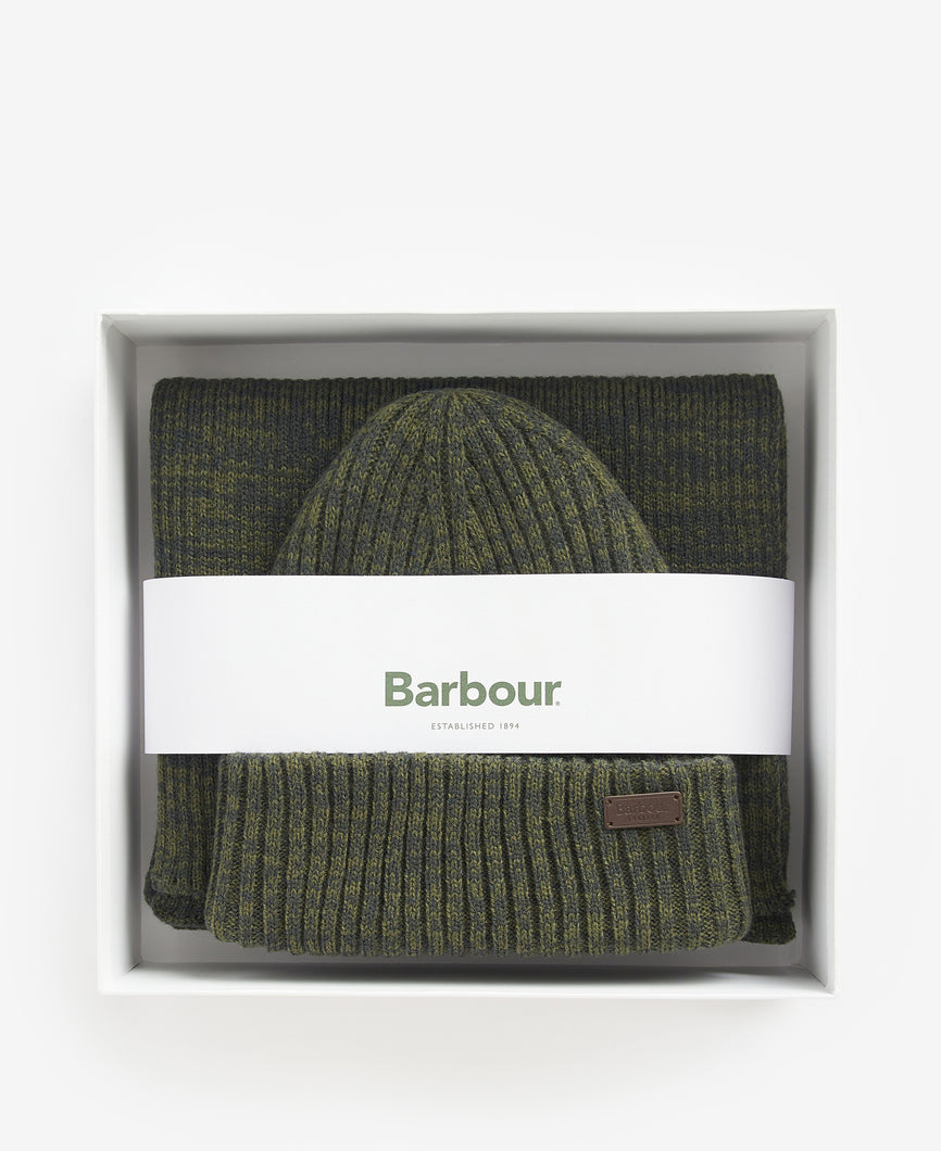 Barbour MGS0019 | Crimdon Beanie & Scarf Giftset