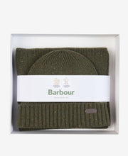 Load image into Gallery viewer, Barbour MGS0047 | Carlton Fleck Hat &amp; Scarf Giftset
