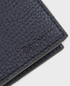 Barbour MLG0021 BK11 | Grain Leather Billfold Wallet in Black