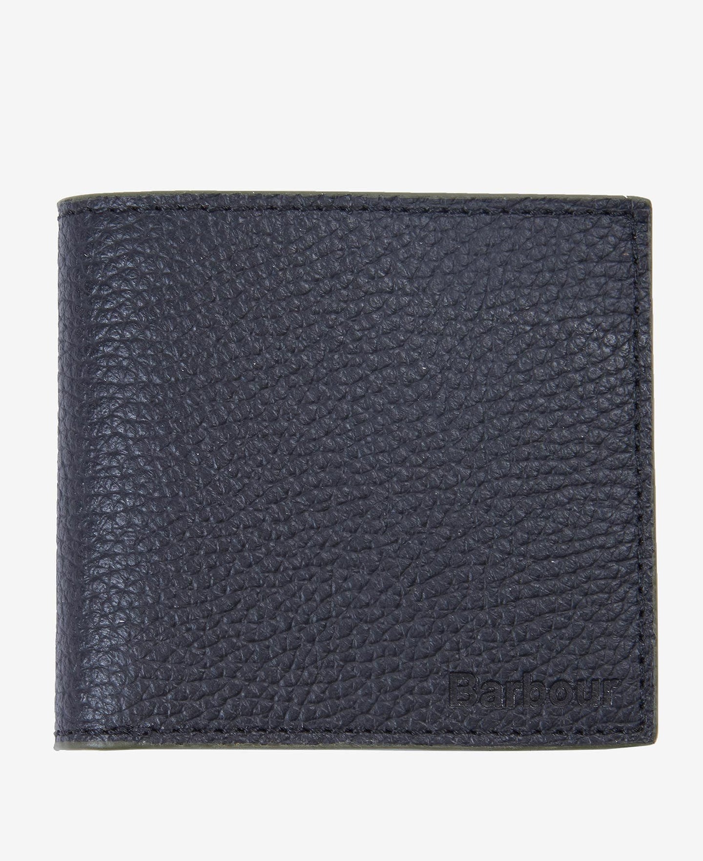 Barbour MLG0021 BK11 | Grain Leather Billfold Wallet in Black