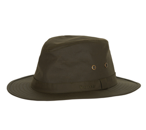 Barbour Safari Wax Hat in Olive MHA0733 OL51