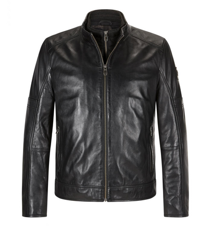 Milestone Bender 99 | Black Leather Jacket with Insert