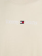 Load image into Gallery viewer, Tommy Jeans dm0dm14984 aci | Linear Logo Tee in Beige
