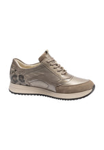 Load image into Gallery viewer, Waldläufer Vicky | Motta Beige Lace &amp; Zip Trainers in a Wide H Fit