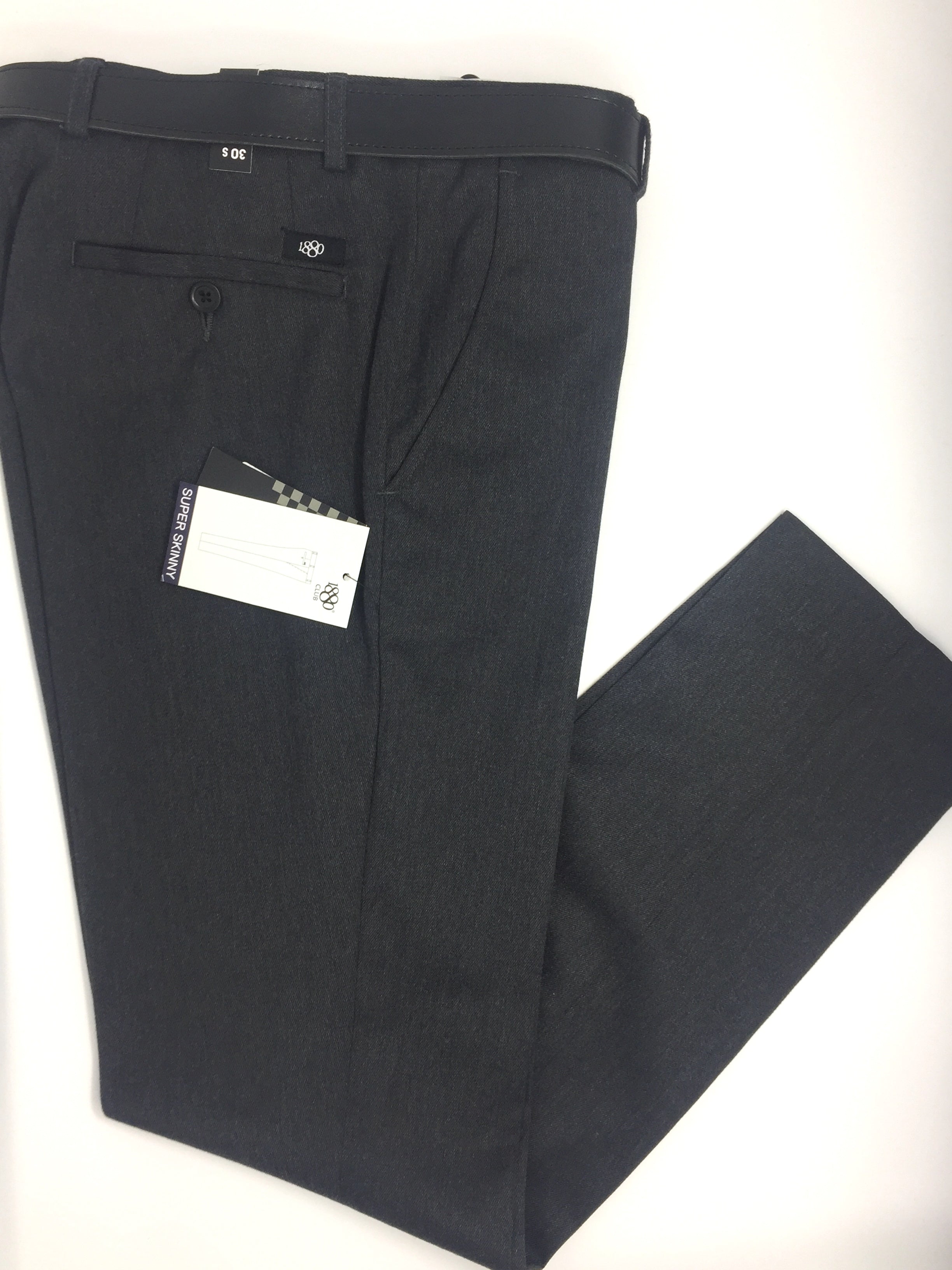 Buy Men Cream Solid Ultra Slim Fit Trousers Online - 859805 | Van Heusen