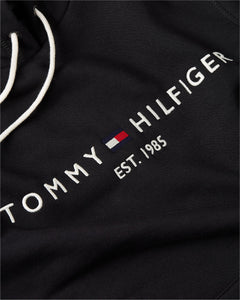 Tommy Hilfiger Core Logo Hoody in Black | MW0MW10752 BAS