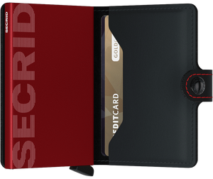 Secrid Matte Miniwallet Black & Red for sale online Ireland 