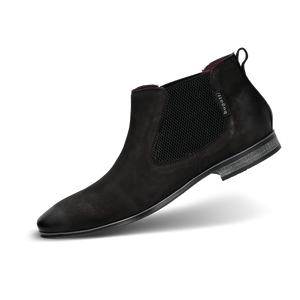 Bugatti 311-A3162-3500 1010 | Morino Black Nubuck Chelsea Boots