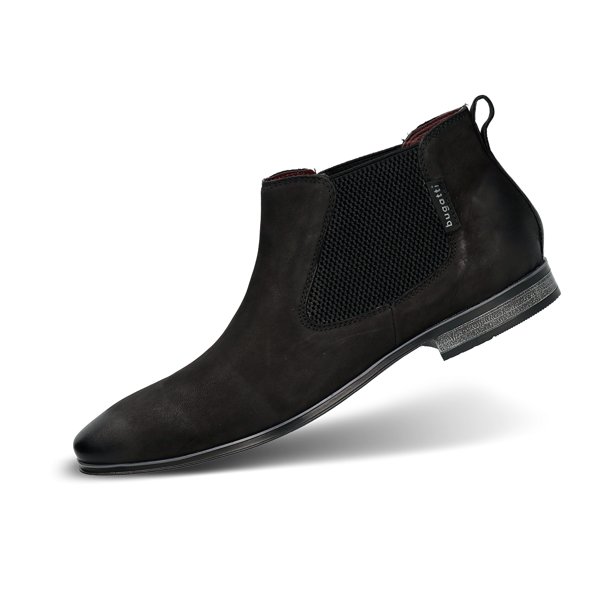 Bugatti 311-A3162-3500 1010 | Morino Black Nubuck Chelsea Boots