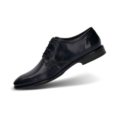 Load image into Gallery viewer, Bugatti 311-A5Q05-1000 4100 | Hand Finished Leather Dress Shoes in Navy