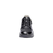 Load image into Gallery viewer, Waldläufer Arianna | Wide H Fit Wedge Trainers in Black
